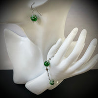 Parure arg "menthe intense"