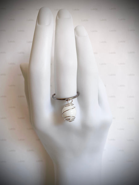Bague « blanc pur »