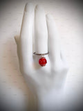 Bague « rouge écarlate »