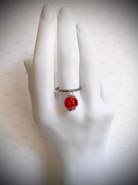 Bague « rouge écarlate »
