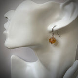 Boucles "trésor.ambré"