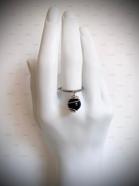 Bague « noir pur »