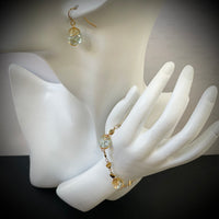 Parure or "perle.de rivière"