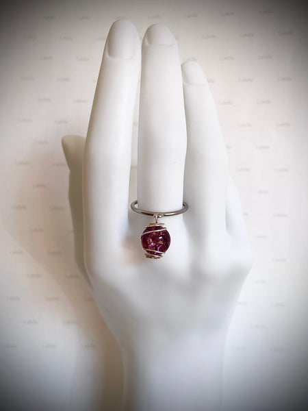 Bague « prune violine »