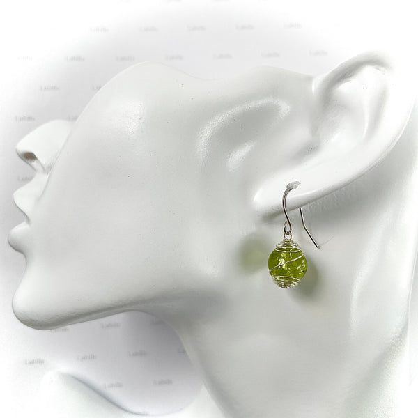 Boucles "thé.vert"