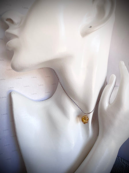 Collier « trésor ambré »