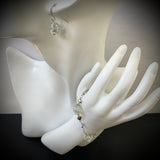 Parure argent "perle de rivière"