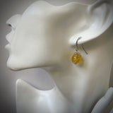 Boucles "soleil.jaune"