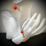 Parure or "orange flamme"