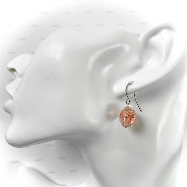 Boucles "rose.ballerine"