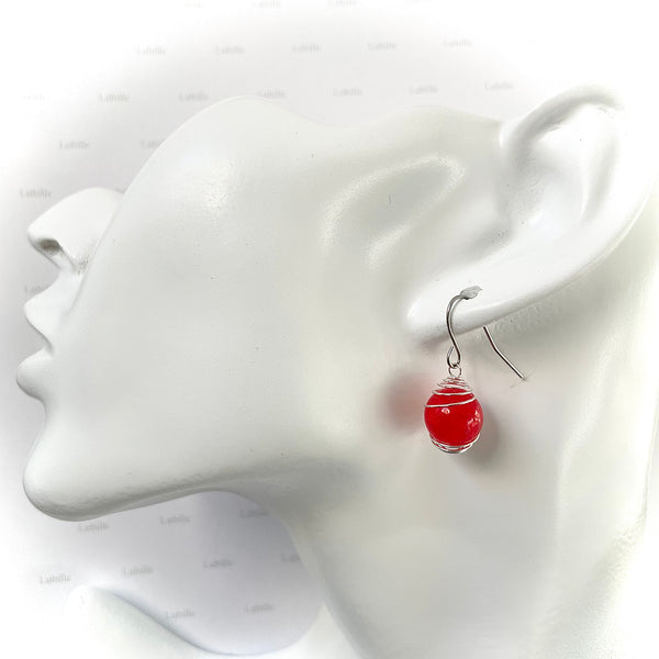 Boucles "orange.flamme"