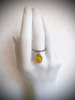 Bague « soleil jaune »