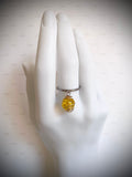 Bague « soleil jaune »