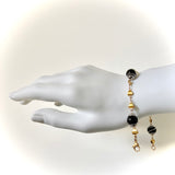 Bracelet or ""noir pur""