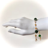 Bracelet or "menthe intense"