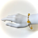 Bracelet or "soleil jaune"