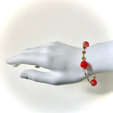 Bracelet or "orange flamme"