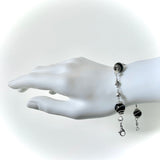 Bracelet arg "noir pur"