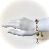 Bracelet or """"thé vert"""