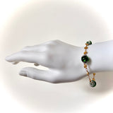 Bracelet or "menthe intense"