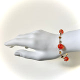 Bracelet or "orange vitaminé"