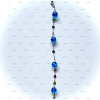 Bracelet arg "bleu azur"