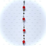 Bracelet arg "orange flamme"