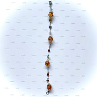 Bracelet arg "trésor ambré"