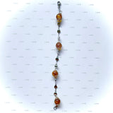 Bracelet arg "trésor ambré"
