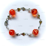 Bracelet arg "orange vitaminé"