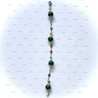 Bracelet arg "menthe intense"