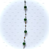 Bracelet arg "menthe intense"
