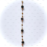 Bracelet or ""noir pur""