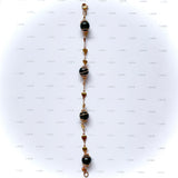 Bracelet or ""noir pur""