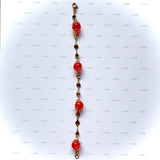 Bracelet or "orange flamme"