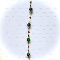 Bracelet or "menthe intense"