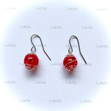 Boucles "rouge.écarlate"