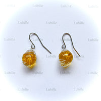 Boucles "soleil.jaune"