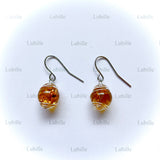 Boucles "trésor.ambré"