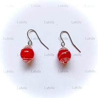 Boucles "orange.flamme"
