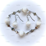 Parure arg "blanc pur"
