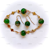 Parure or "menthe intense"