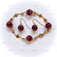Parure or ""prune violine""