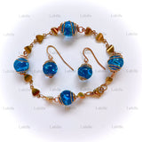 Parure or "bleu.azur"