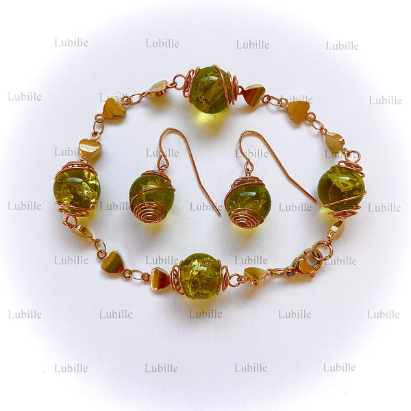 Parure or "thé.vert"