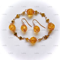 Parure or ""soleil jaune""